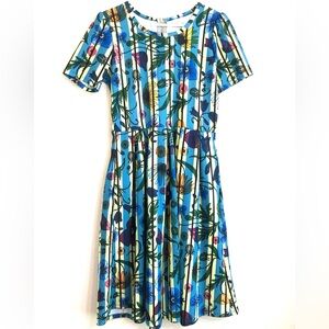 Floral Striped Dress